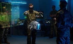 Military Personel Using TDL VR Equipment